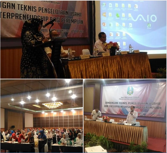 BIMBINGAN TEKNIS PENGELOLAAN USAHA & ENTERPRENUERSHIP BAGI PEREMPUAN TAHUN 2019