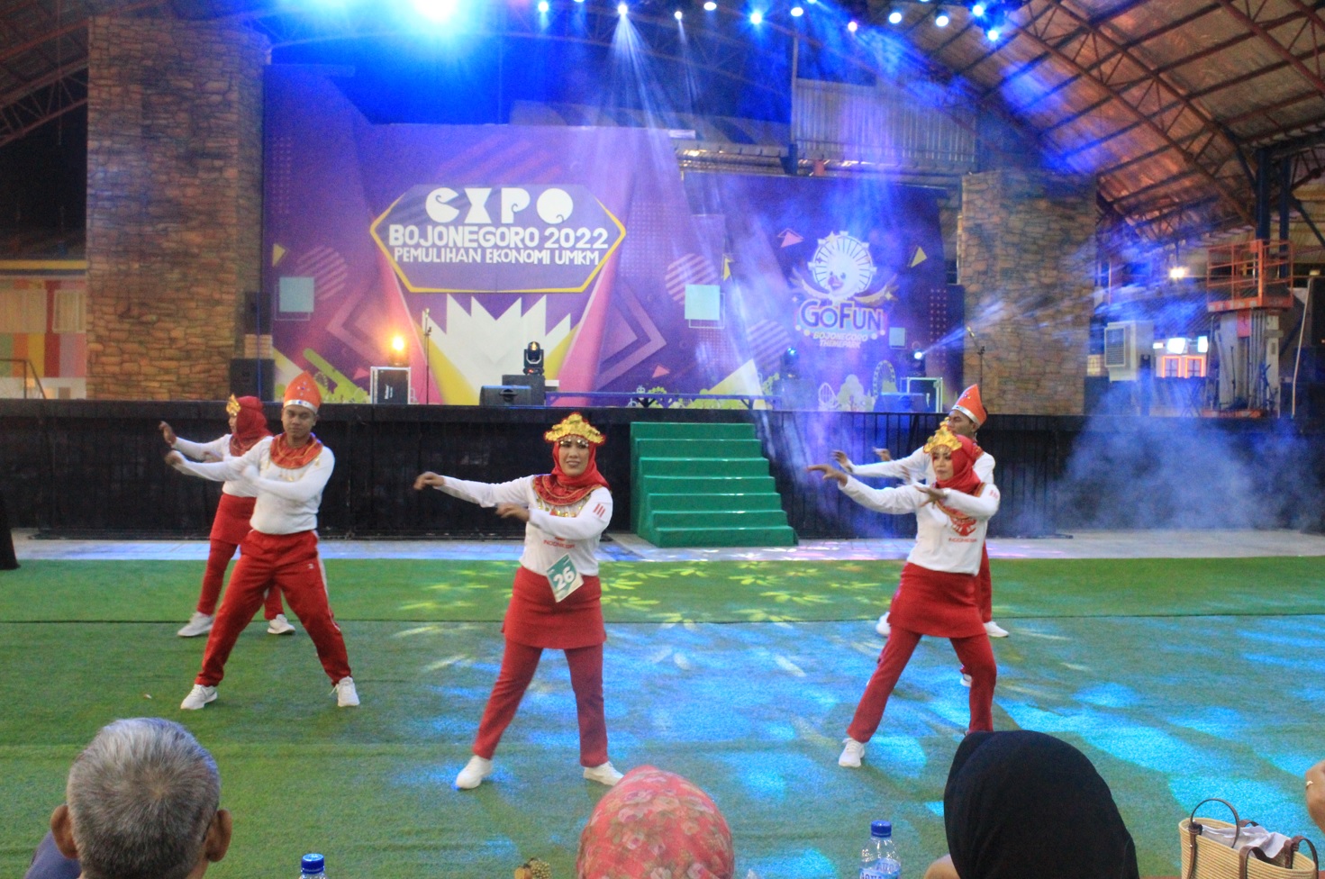 Tim Senam Three Ends DP3AKB ikut memeriahkan Lomba Senam Goyang Pesona Indonesia