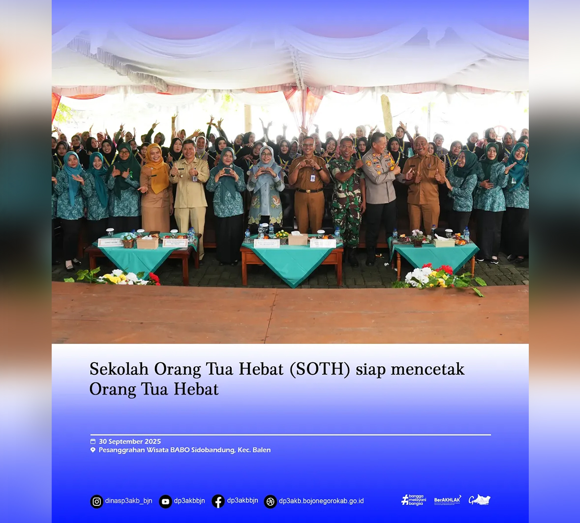 Sekolah Orang Tua Hebat (SOTH) Siap mencetak orang tua hebat