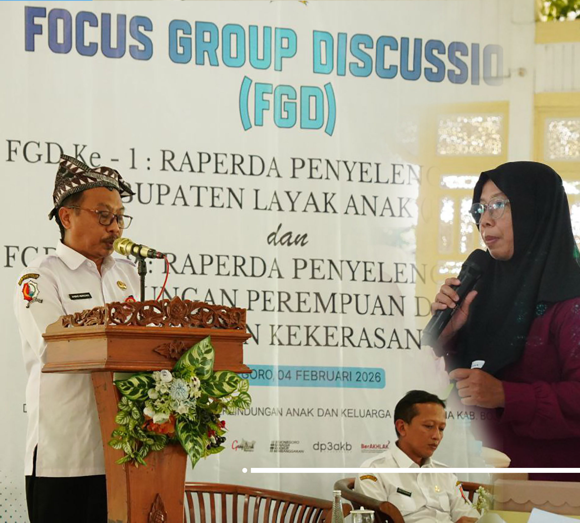 Focus Group Discussion (FGD) Ke -1 Raperda  Kabupaten Layak Anak (KLA)  dan FGD Ke- 2 Raperda Penyelenggaraan Perlindungan Perempuan  Dan Anak