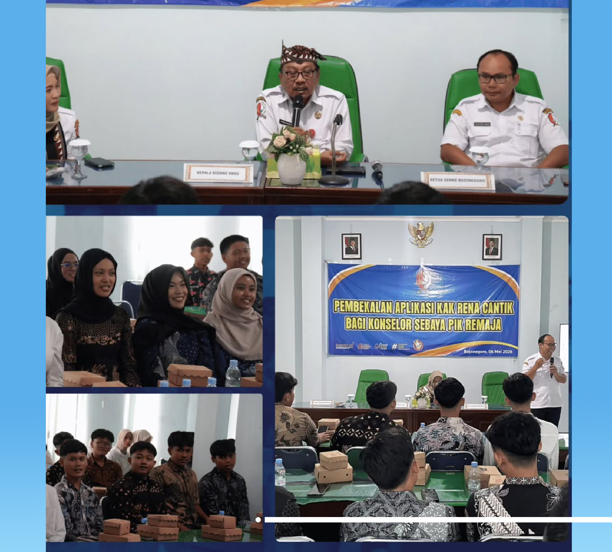Perkuat Peran Konselor Sebaya, Dinas P3AKB Bojonegoro Gelar Pembekalan Aplikasi Kak Rena Cantik bagi PIK Remaja