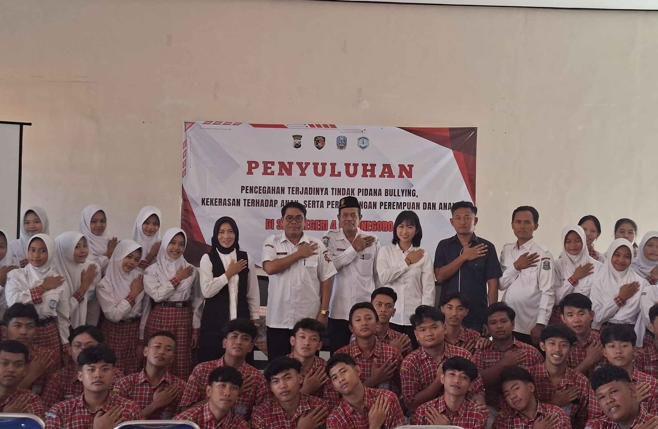 Penyuluhan pencegahan terjadinya tindak pidana Bullying, kekerasan terhadap anak serta perlindungan perempuan & anak